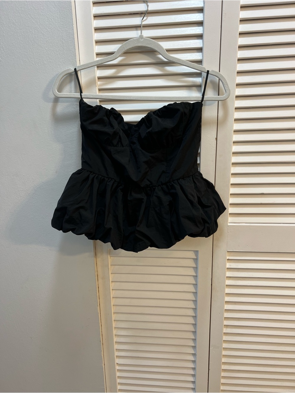 Forever 21 Black Peplum Camisole